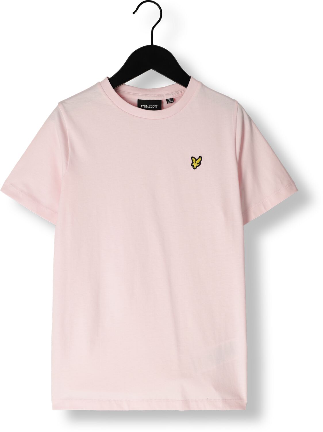 Lyle & Scott T-shirt TSB2000V lichtroze Jongens Katoen Ronde hals Effen 128 134