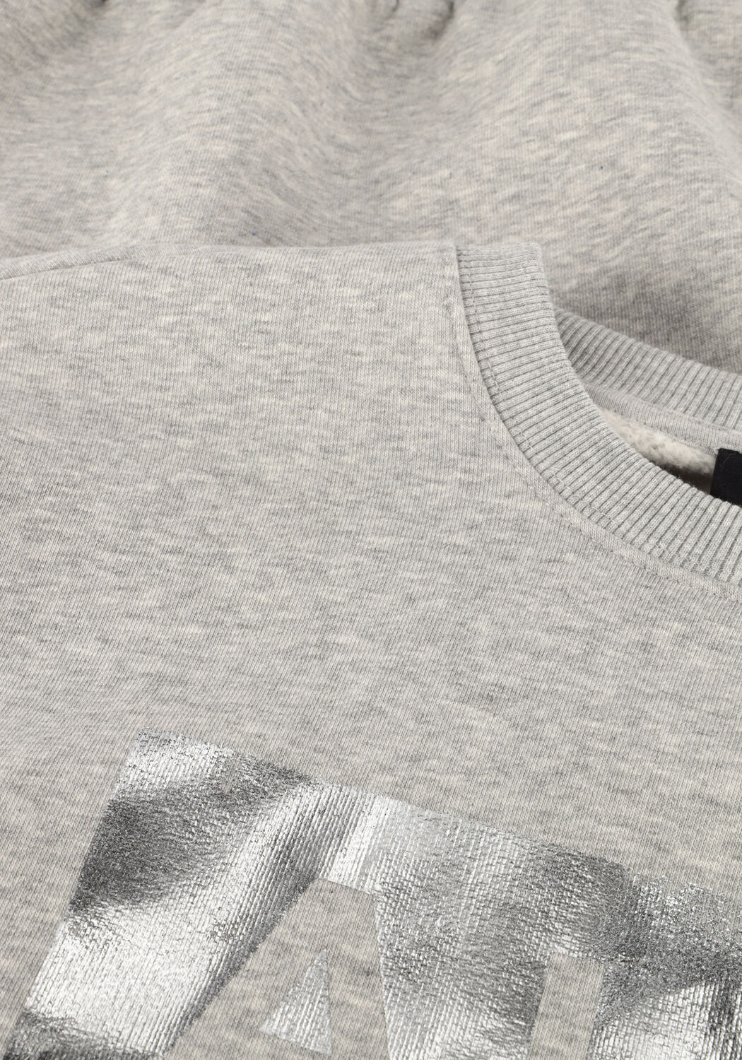 Grijze ALIX THE LABEL Trui FOIL LOGO SWEATER - large