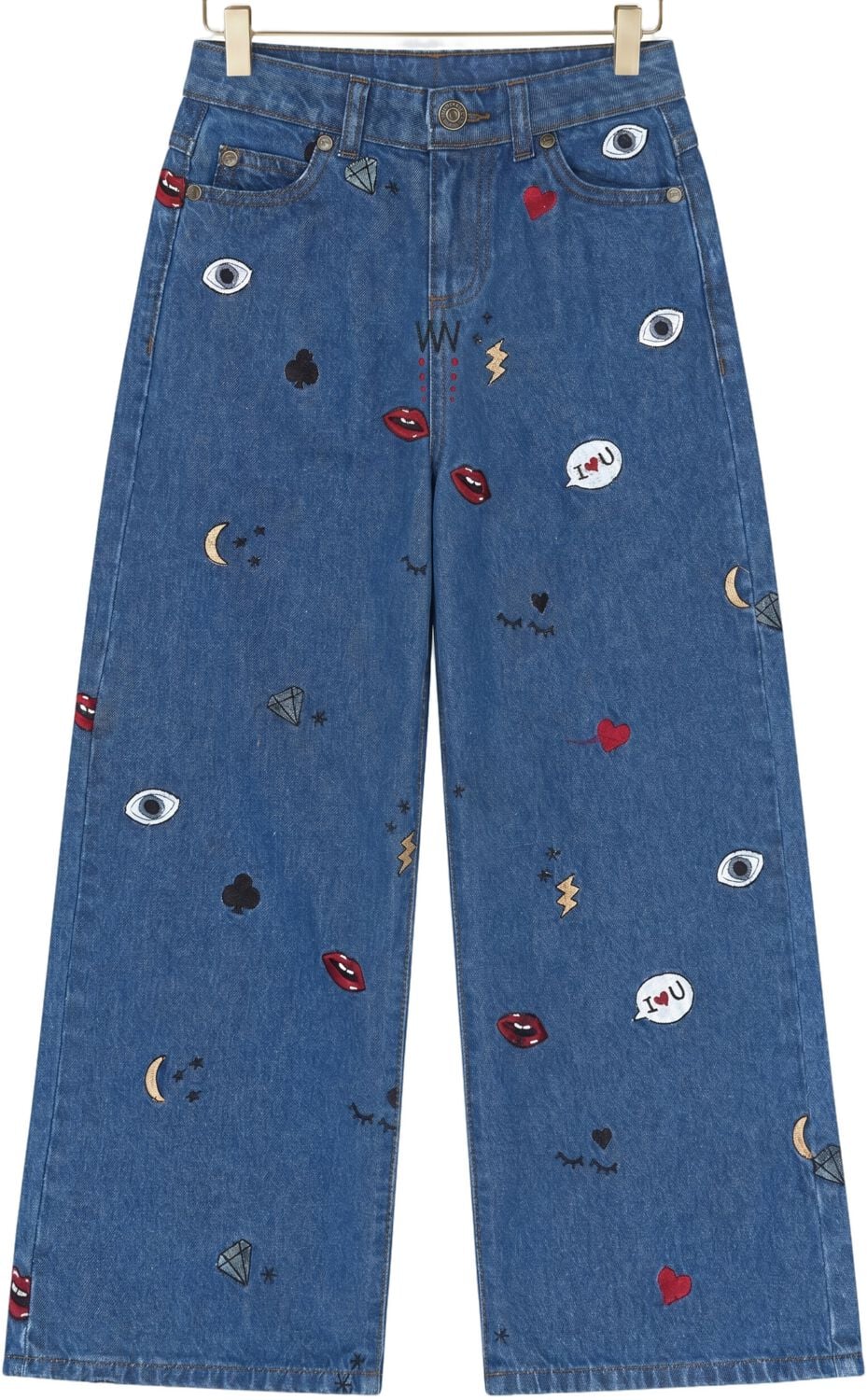 THE NEW Meisjes Jeans Tnyamila Blauw