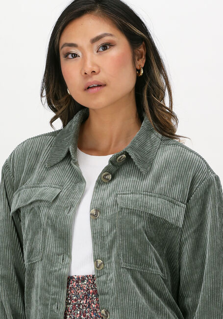 Groene MSCH COPENHAGEN Blouses SAMEA JEPPI OVERSHIRT - large