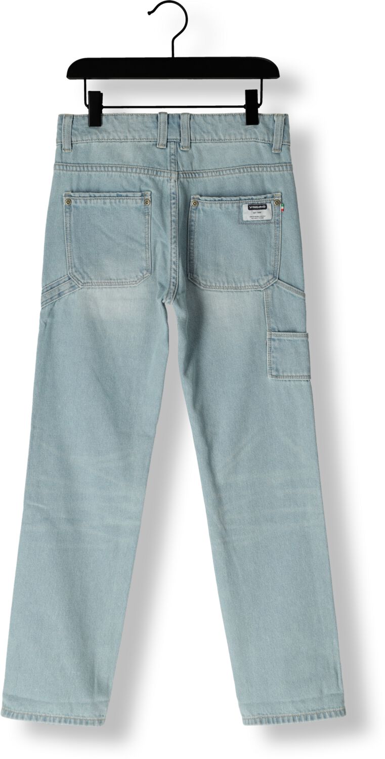 VINGINO Jongens Jeans Peppe Carpenter Lichtblauw