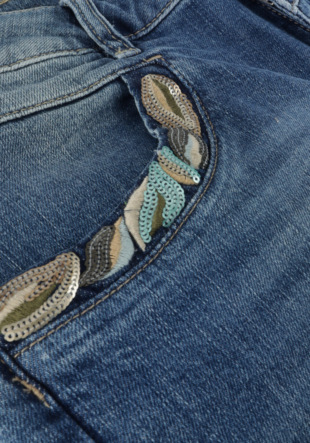 Blauwe MOS MOSH Jeans NAOMI SUNNY SHORTS - large