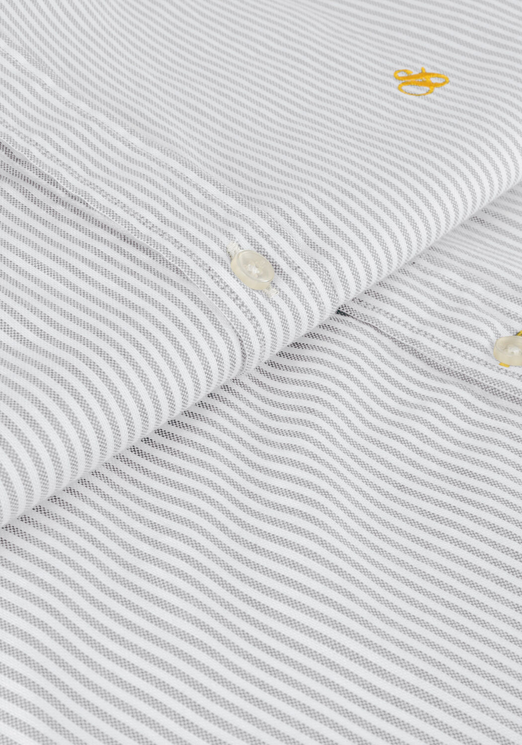 Olijf SCOTCH & SODA Casual overhemd ESSENTIAL OXFORD STRIPE SHIRT - large