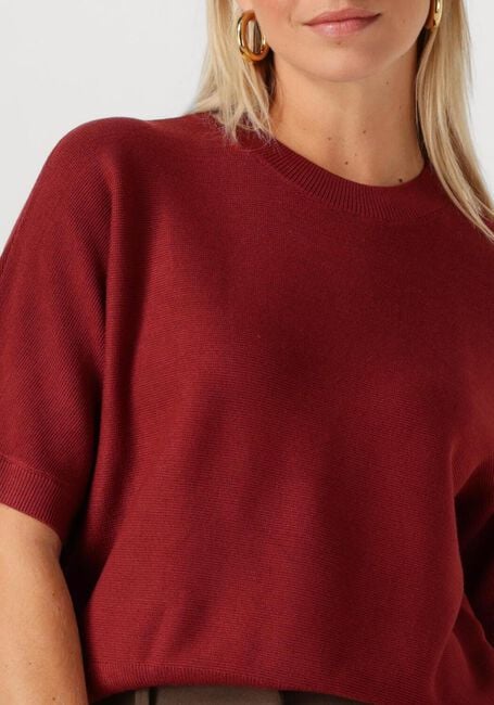 Rode MSCH COPENHAGEN Trui MSCHTHAMIRA 2/4 PULLOVER - large