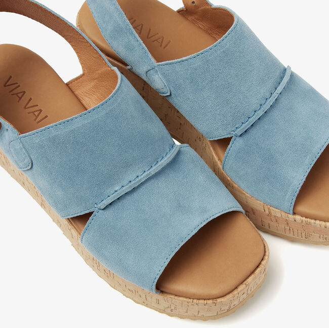 Blauwe VIA VAI Sandalen SISSEL RUBY - large