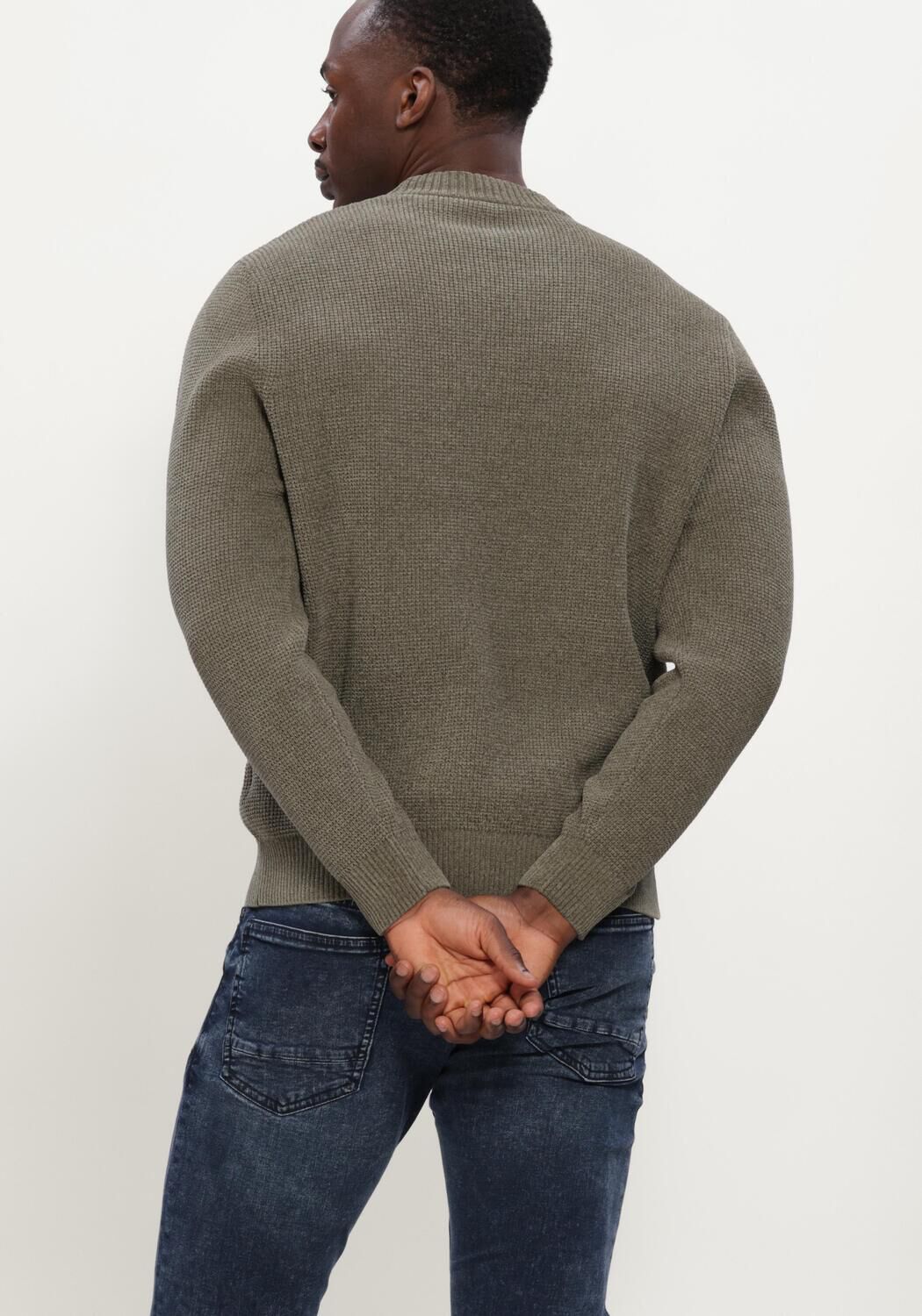 BLUE INDUSTRY Heren Truien & Vesten Knitwear Groen