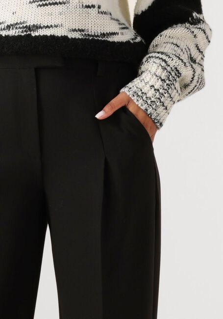 Zwarte ANOTHER LABEL Wijde broek MOORE PLEATED PANTS - large