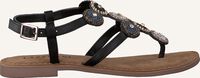 Zwarte LAZAMANI Platte sandalen 75.607 - medium