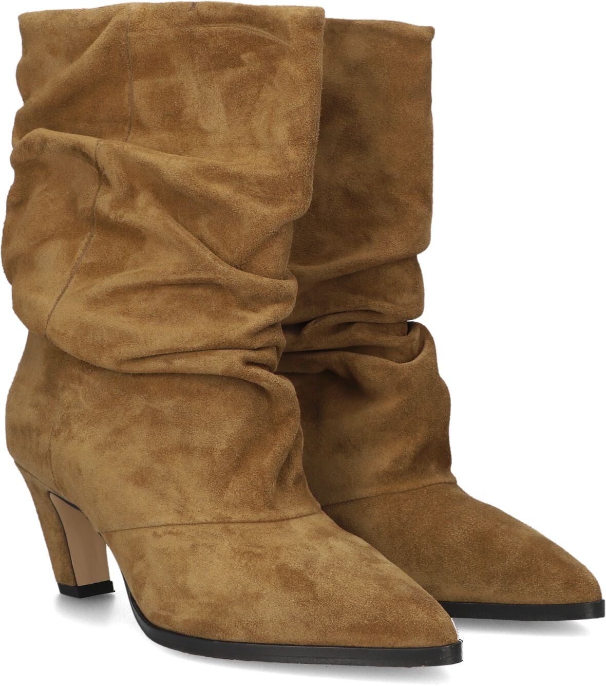 Via Vai Dames Enkellaarsjes Elisa Palmer - Camel, foto 2