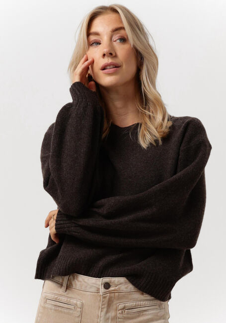 Bruine KNIT-TED Trui BABS PULLOVER - large