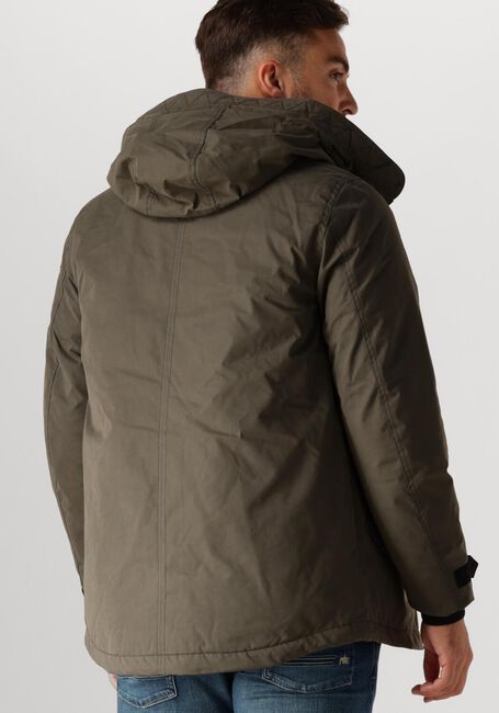 Groene PME LEGEND Parka's SEMI LONG JACKET TUPULAR SOAPY PEACH - large