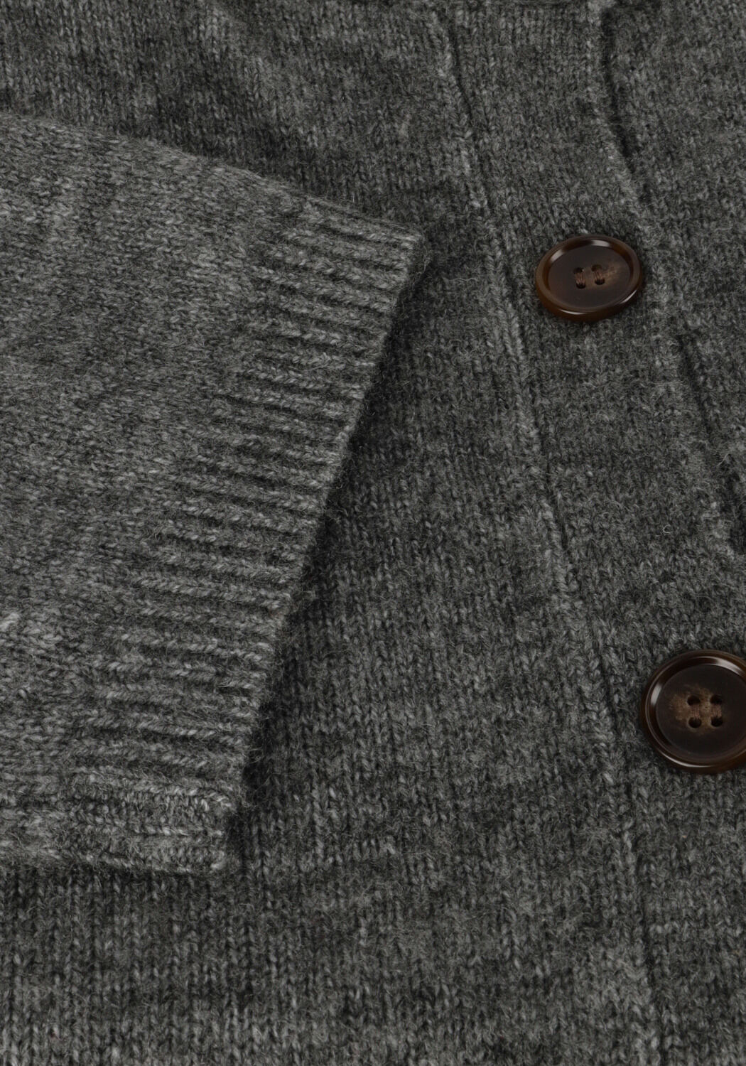 Grijze EDITED Vest KONNY CARDIGAN - large