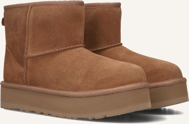 Cognac UGG Vachtlaarzen KIDS CLASSIC MINI PLATFORM Cognac UGG Vachtlaarzen KIDS CLASSIC MINI PLATFORM - large