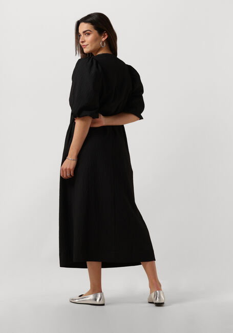 Zwarte BY-BAR Midi jurk JUTA DRESS - large