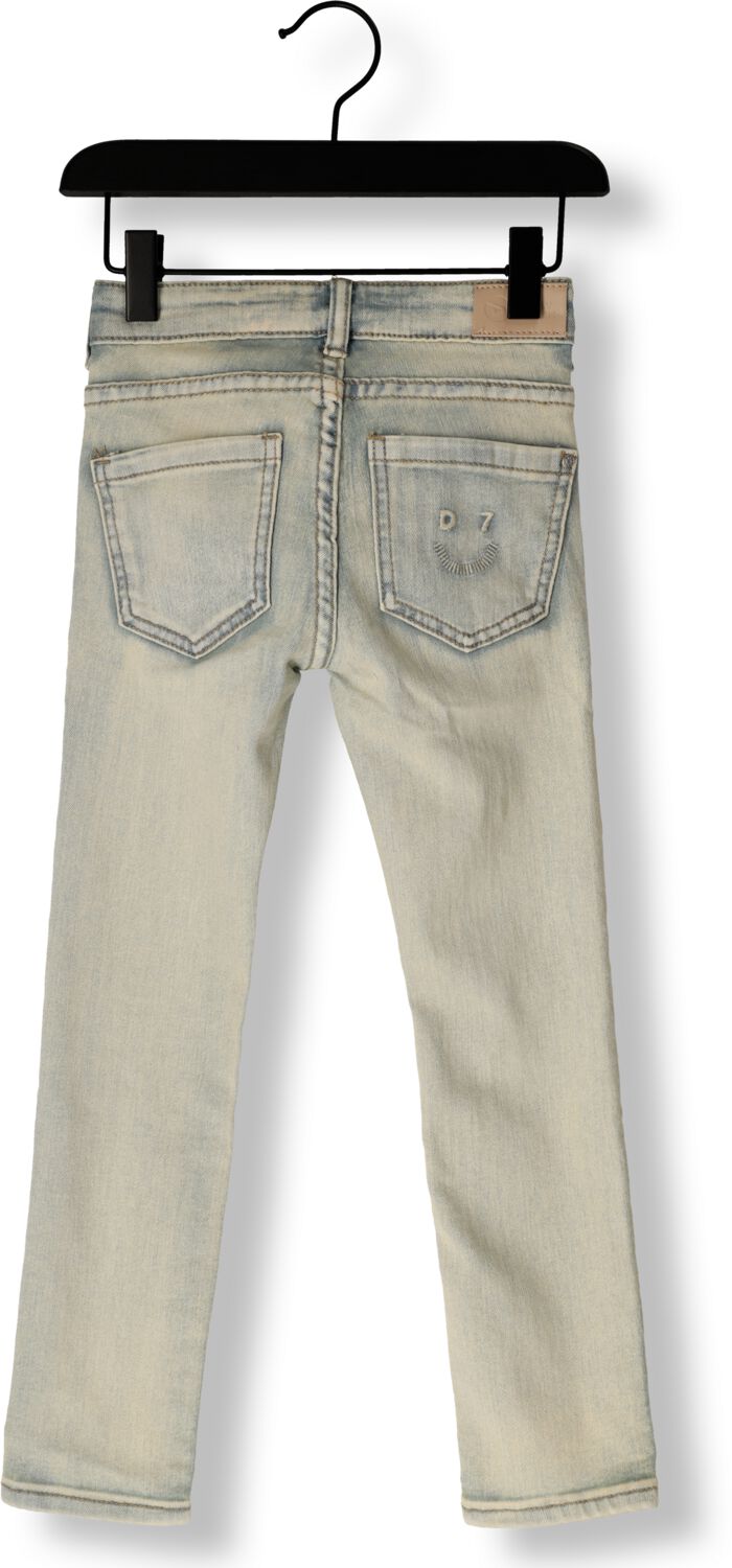 DAILY7 Jongens Jeans 2700 Skinny Fit Print Lichtblauw