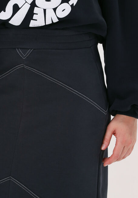 Donkerblauwe 10DAYS Midirok A-LINE SKIRT - large