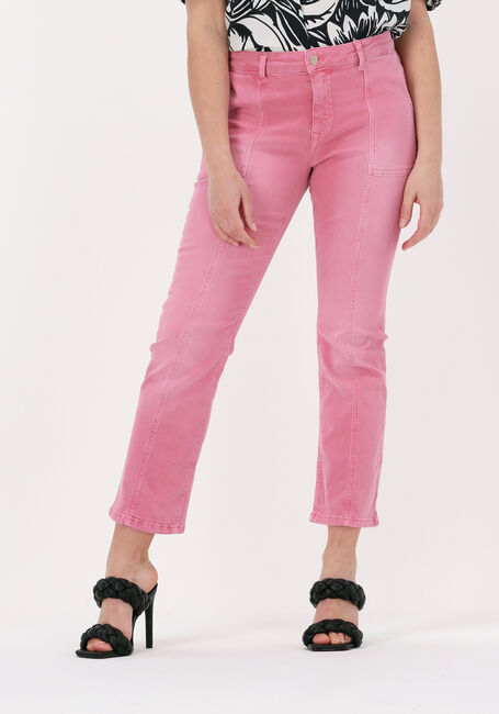 Roze SUMMUM Straight leg jeans BOOTCUT CROPPED PANT SLUBBY ST - large
