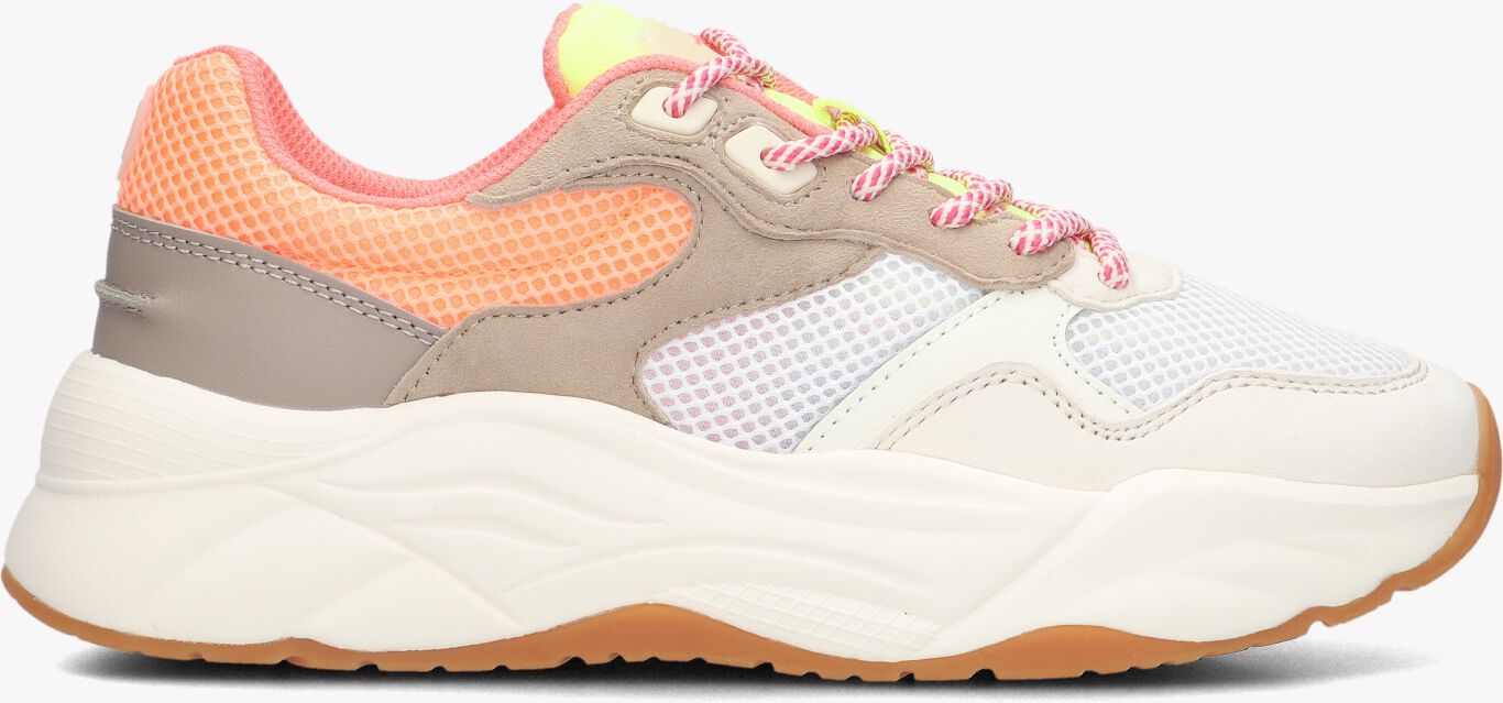 Scotch And Soda Sneakers Dames Celest Witte Scotch Soda Lage