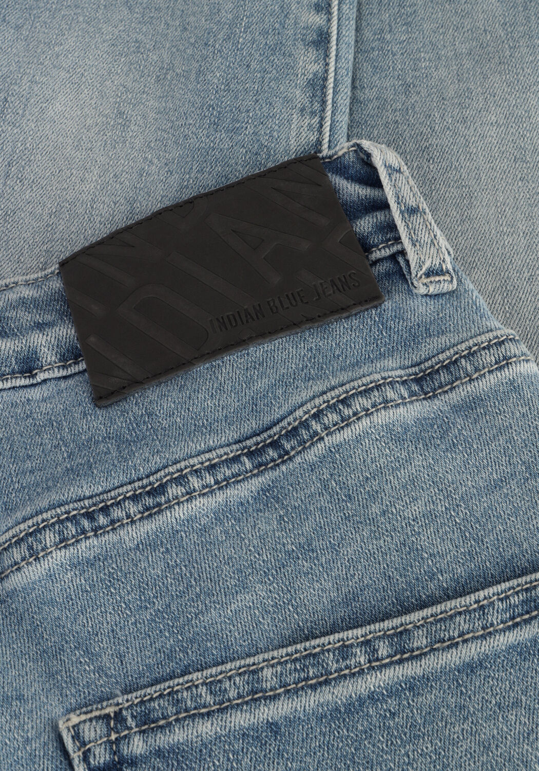 Lichtblauwe INDIAN BLUE JEANS Wide jeans ROBIN WIDE STRAIGHT FIT - large