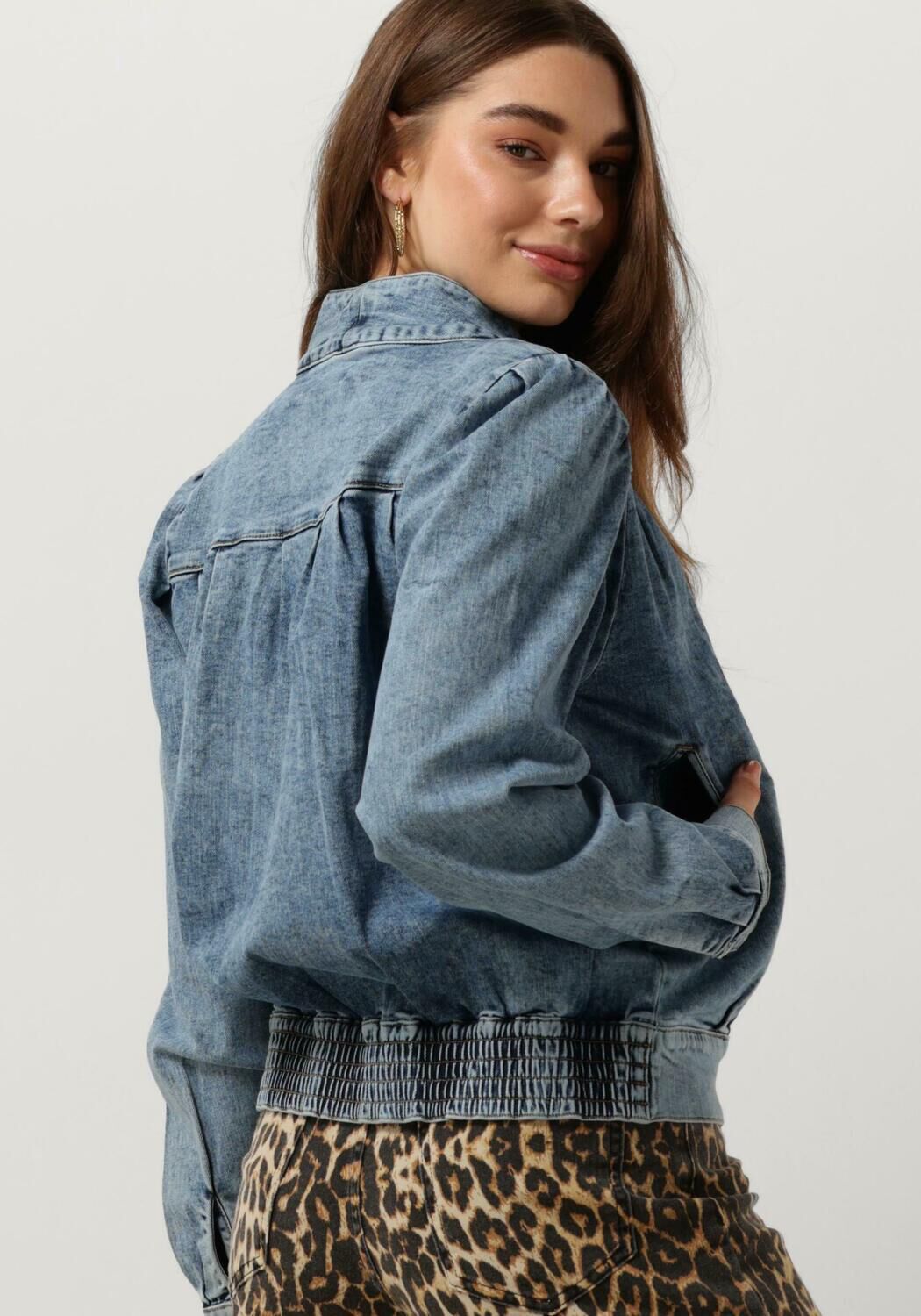 LOLLYS LAUNDRY Dames Jassen Irishll Jacket Ls Blauw