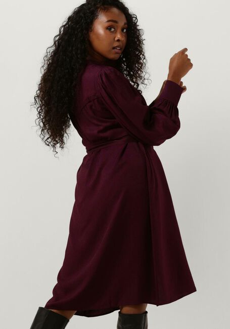 Paarse POM AMSTERDAM Midi jurk WINTERBLOOM - large