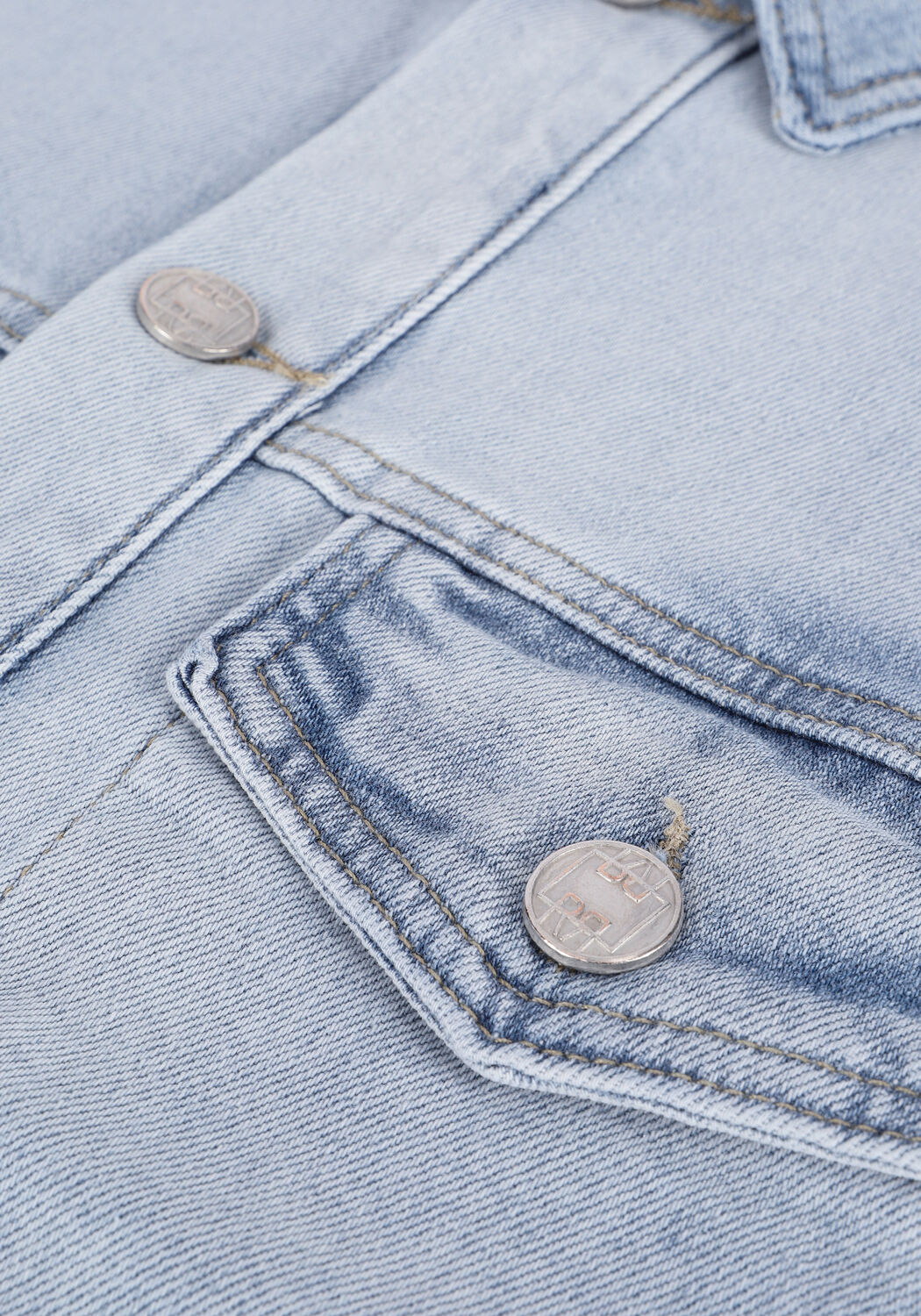 Blauwe LEVETE ROOM Gilet SAJA 1 WAISTCOAT - large