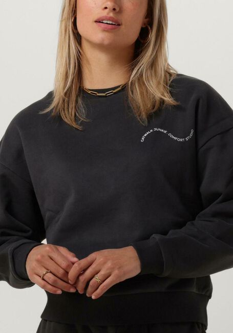 Donkergrijze CATWALK JUNKIE Sweater SW BE GOOD DO GOOD - large