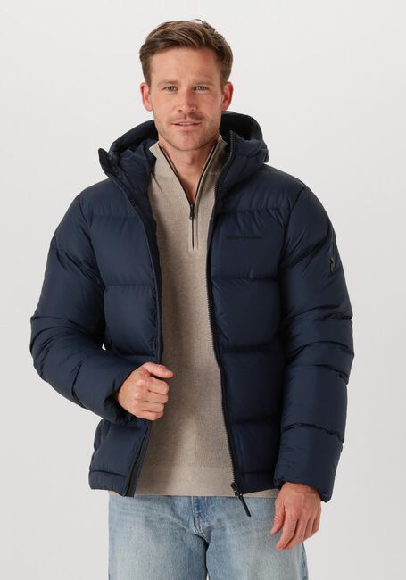 Donkerblauwe PEAK PERFORMANCE Gewatteerde jas M RIVEL DOWN JACKET - large