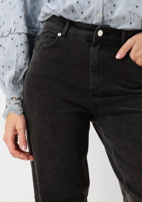Grijze Y.A.S. Wide jeans YASDOLMA HW JEANS DARK GREY - large