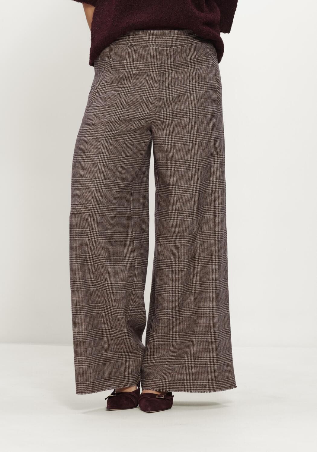Bruine CAMBIO Pantalon AVELINE STUDIO87 - large