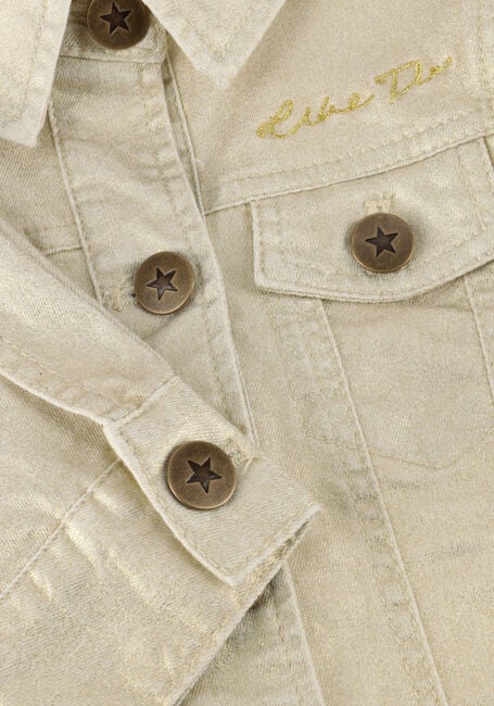 Gouden LIKE FLO Spijkerjas FLO DENIM JACKET Gouden LIKE FLO Spijkerjas FLO DENIM JACKET - large