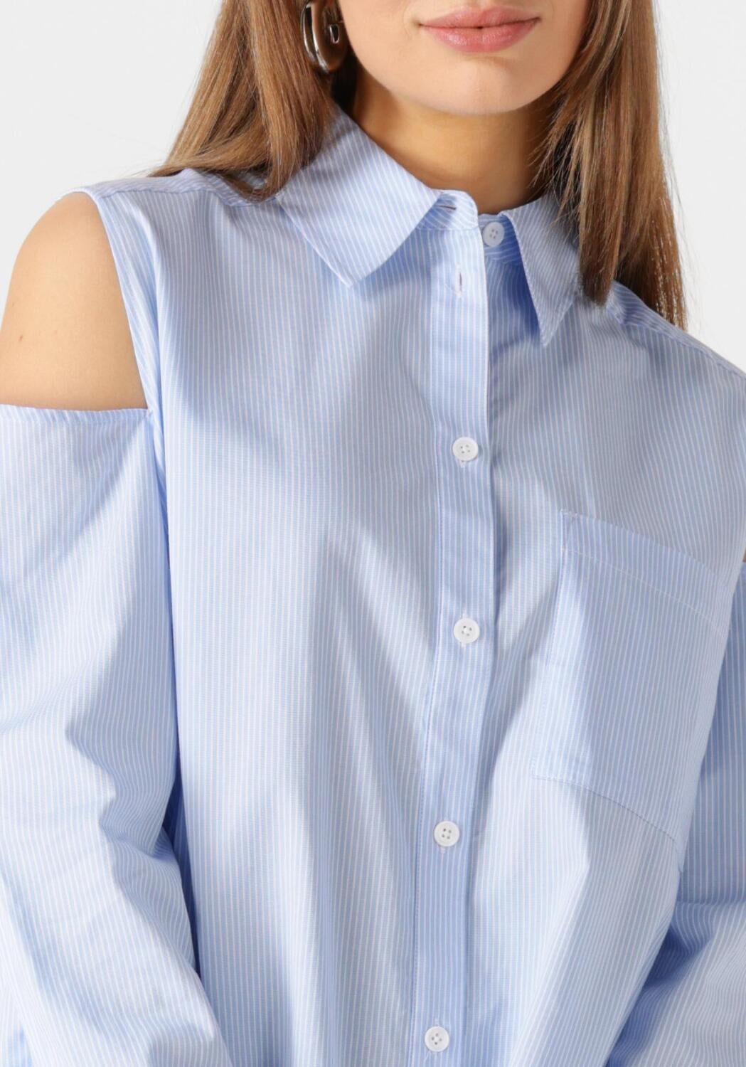 CATWALK JUNKIE Dames Blouses Open Shoulder Blouse Blauw