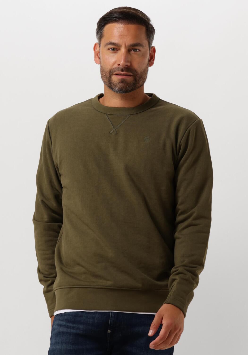 G-STAR RAW Heren Truien & Vesten Nifous R Sw Olijf