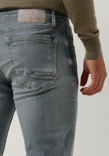 Grijze CAST IRON Slim fit jeans SHIFTBACK SLIM TAPERED NEW GREY BLUE - large