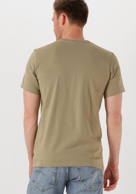 Khaki G-STAR RAW T-shirt SLIM BASE R T S/S - large