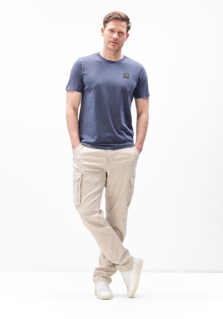 Blauwe PME LEGEND T-shirt ACID WASH + GARMENT DYE - large