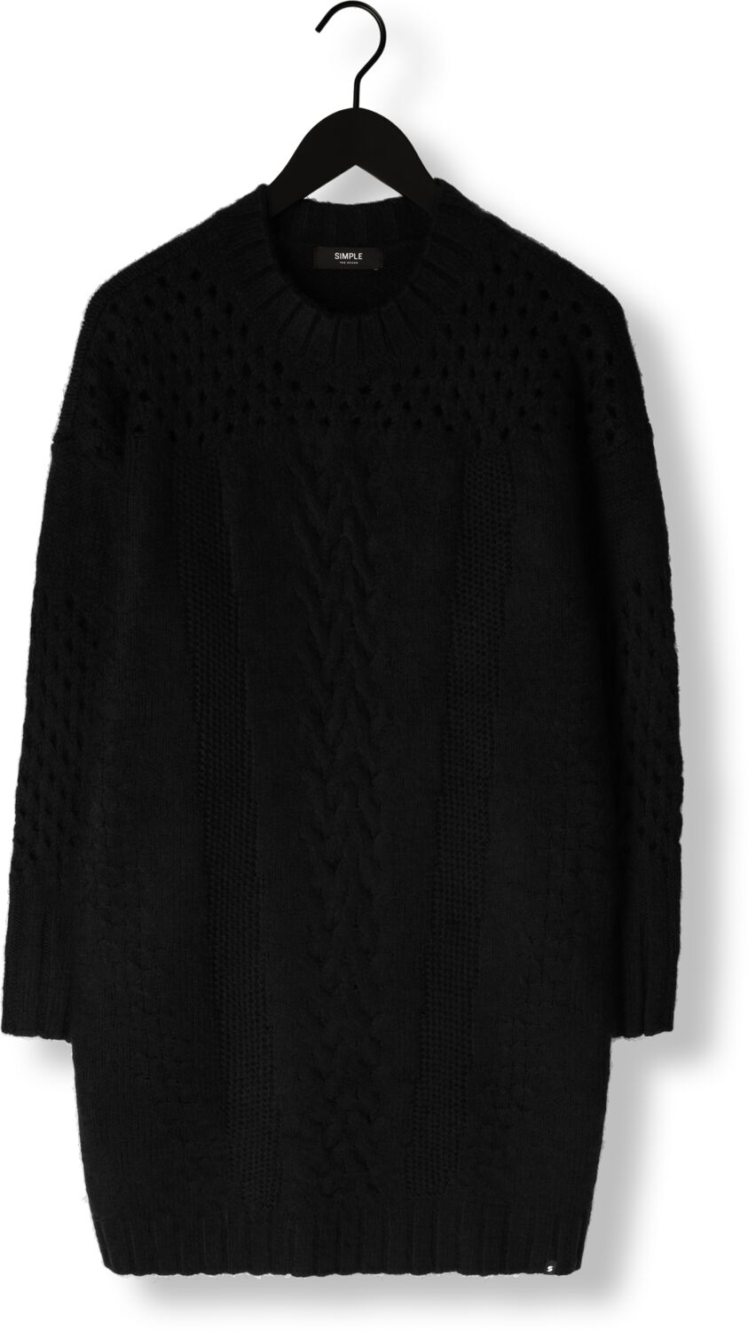 SIMPLE Dames Truien & Vesten Knit-ac-pl-23-1 Zwart