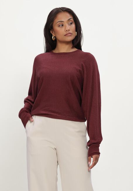 Bordeaux MINUS Trui MSDANA METALLIC BAT SLEEVE PULLOVER - large