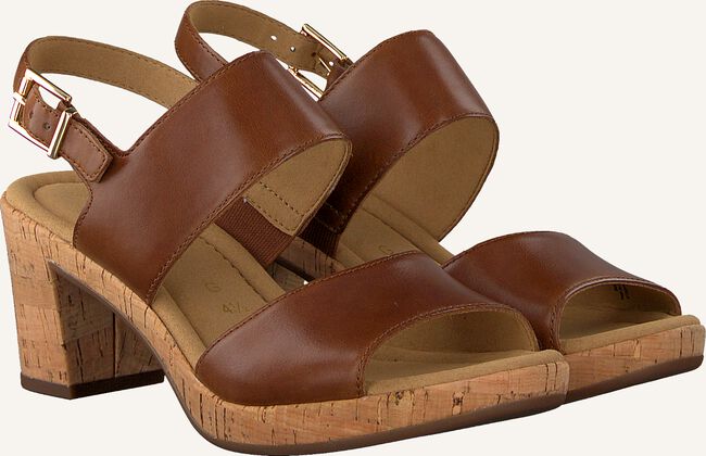 Cognac GABOR Platte sandalen 777.1 Cognac GABOR Platte sandalen 777.1 - large