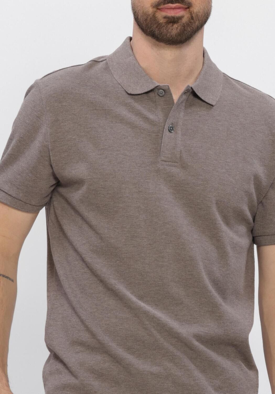 Bruine PROFUOMO Polo POLO SS BASIS PIQUE - large