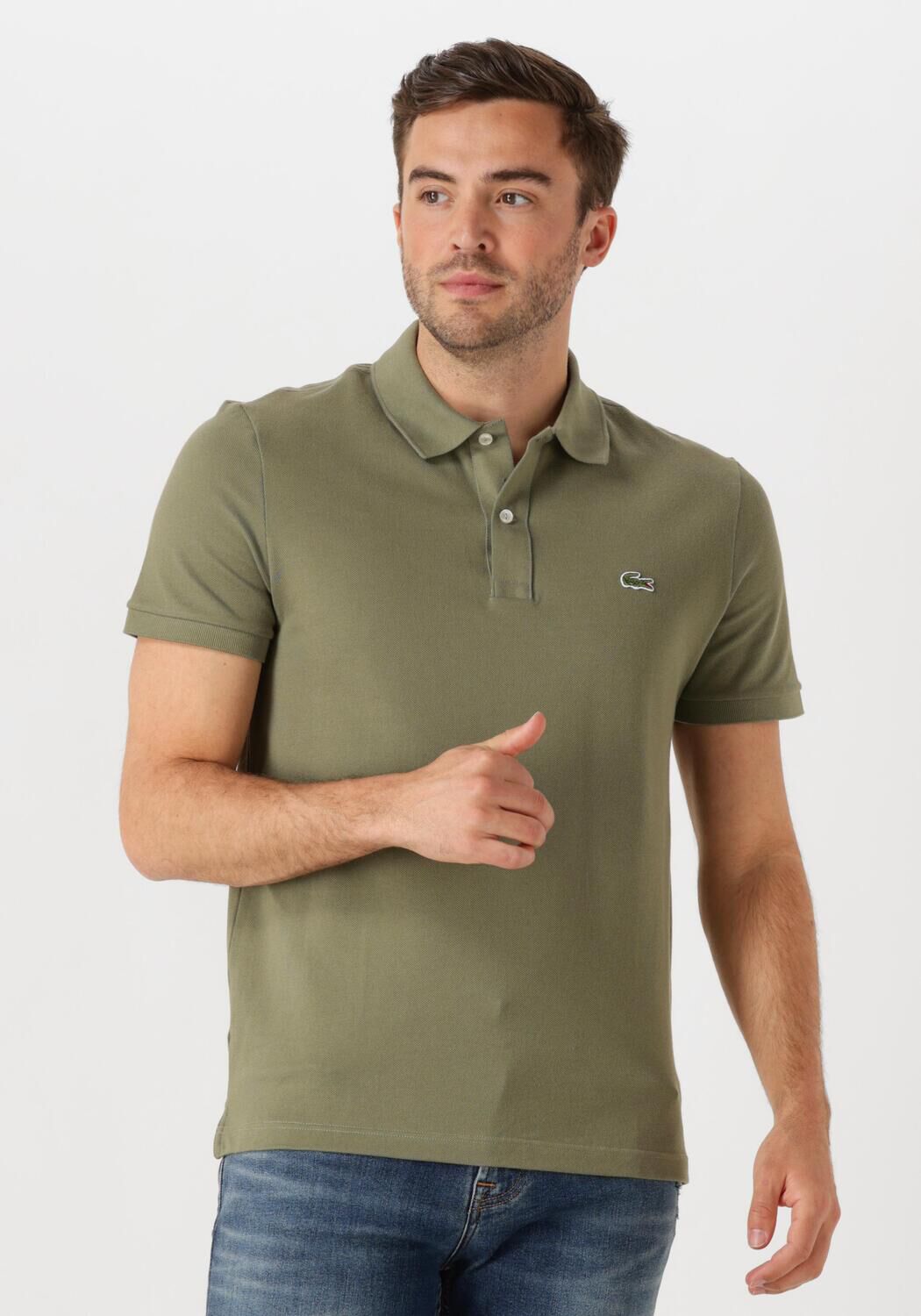 LACOSTE Heren Polo's & T-shirts 1hp3 Mens S s Polo 12 Groen