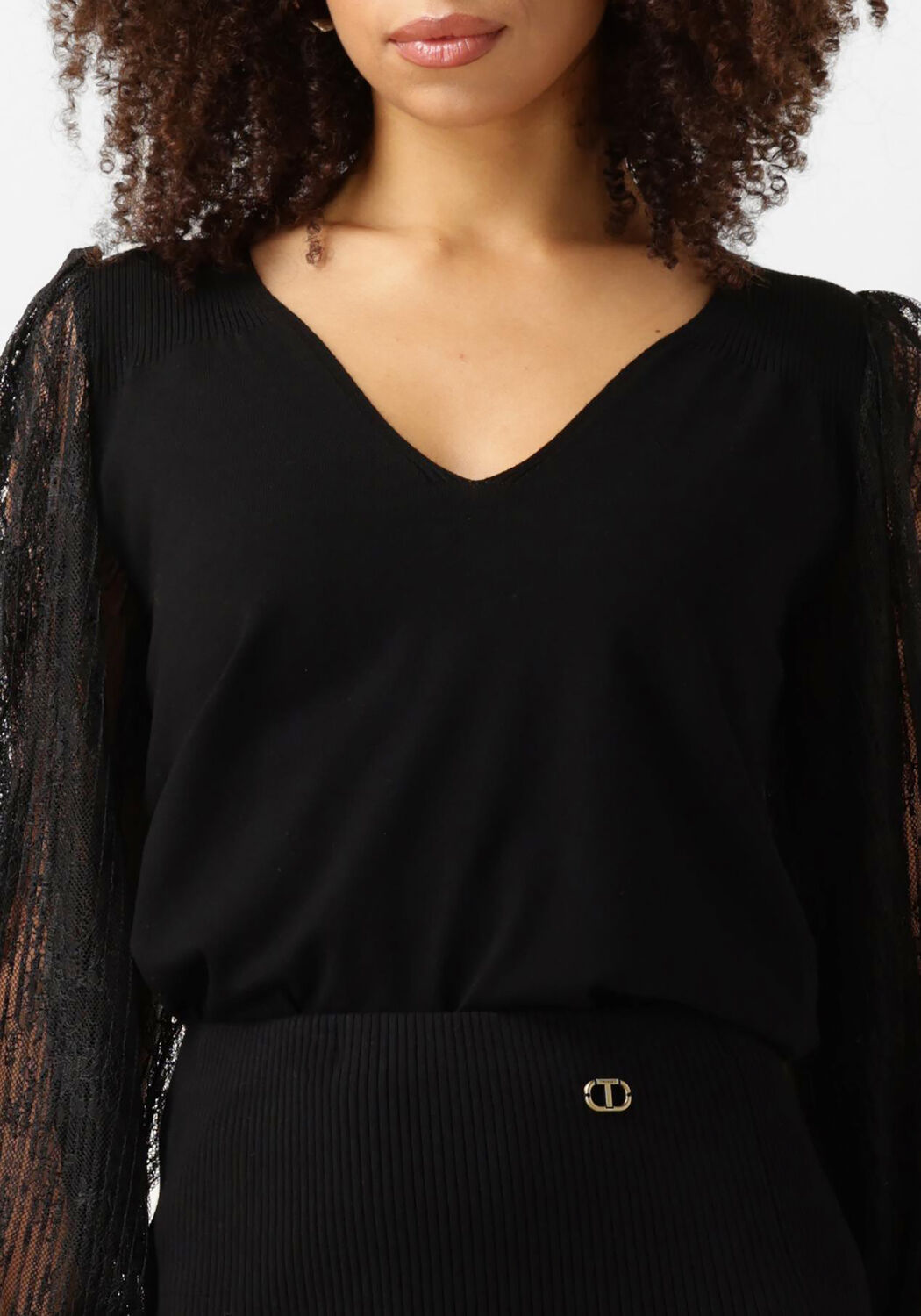 TWINSET MILANO Dames Blouses 242tt3162 Zwart