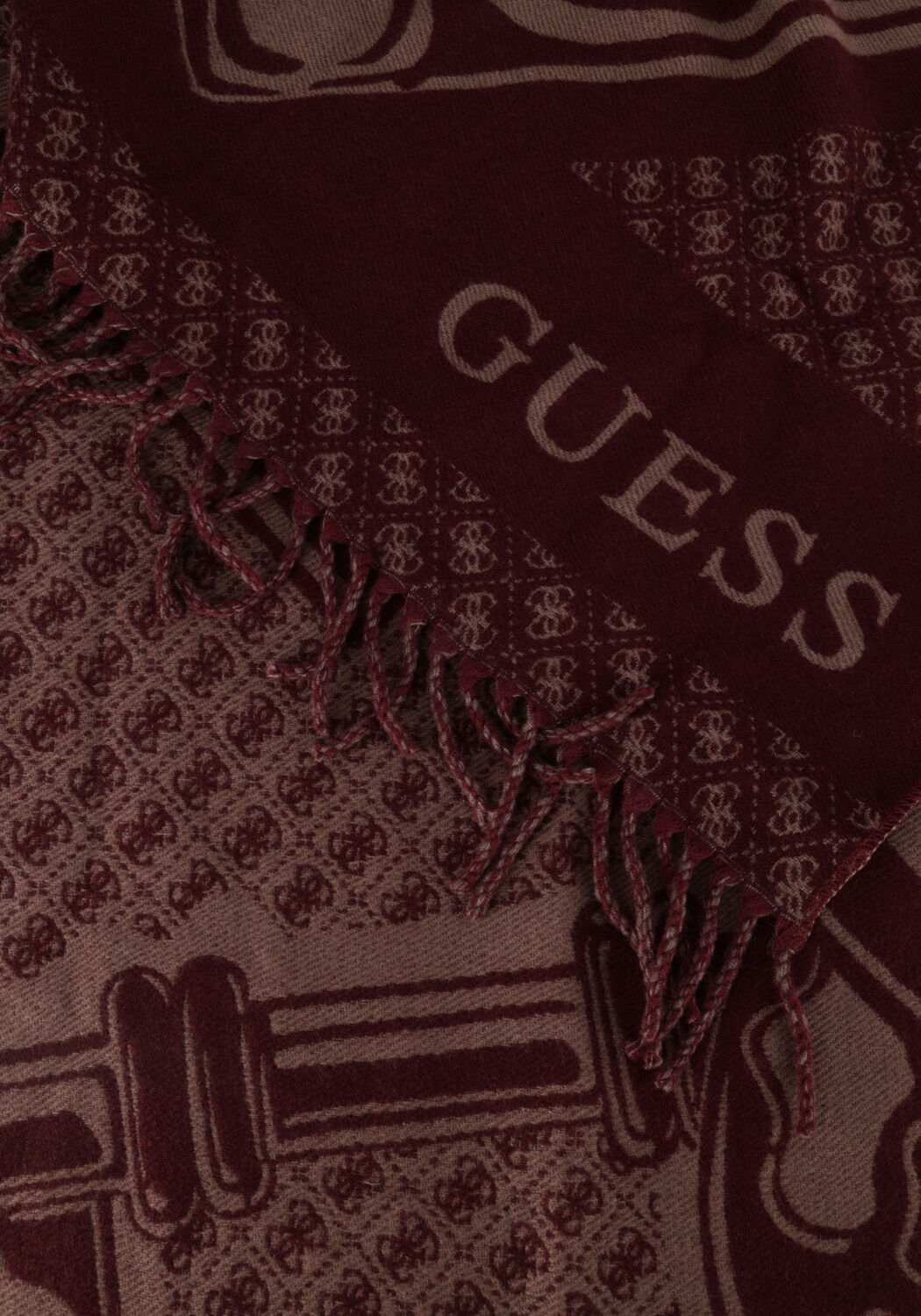 Bordeaux GUESS Sjaal 60 X 180 CM SCARF - large