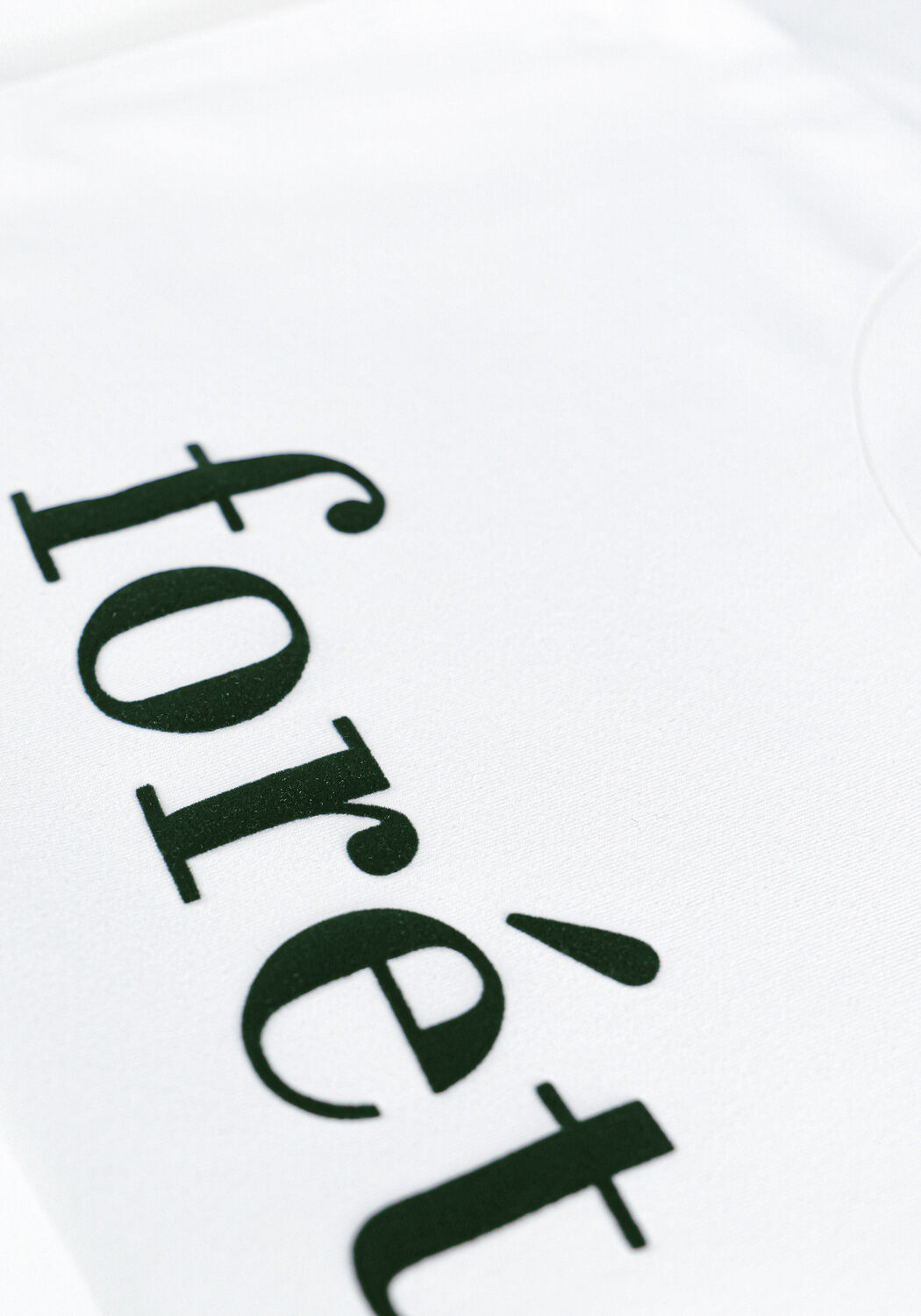 Witte FOR&Eacute;T T-shirt RESIN - large