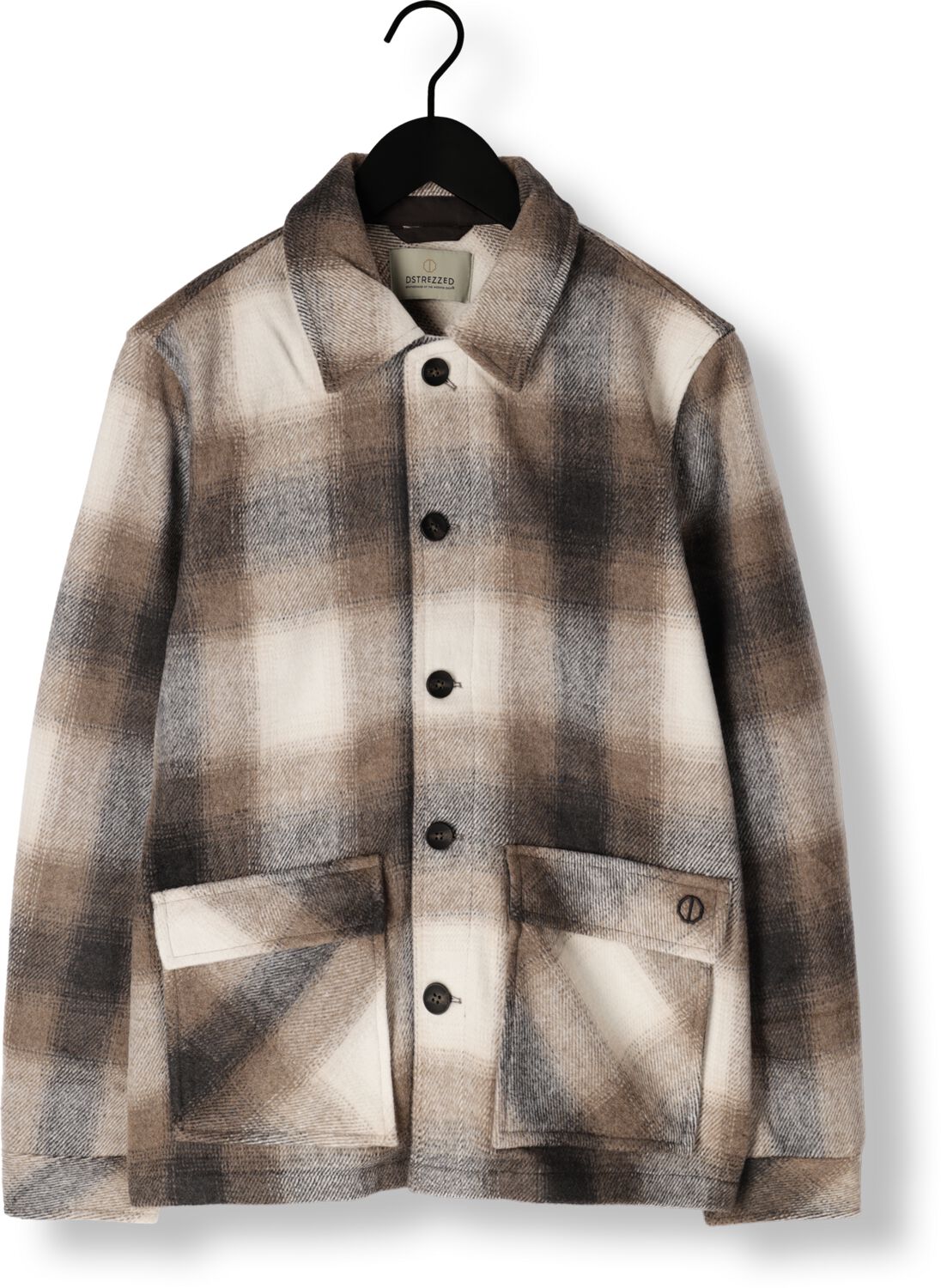 DSTREZZED Heren Jassen Key Check Jacket Grijs