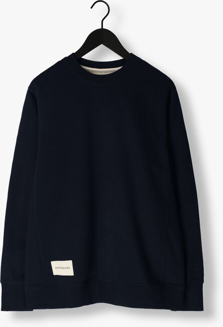 Donkerblauwe ANERKJENDT Sweater AKRUBEN SWEAT NOOS - GOTS - large