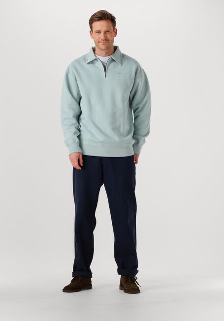 Mint FORÉT Trui HOOK HALF ZIP - large