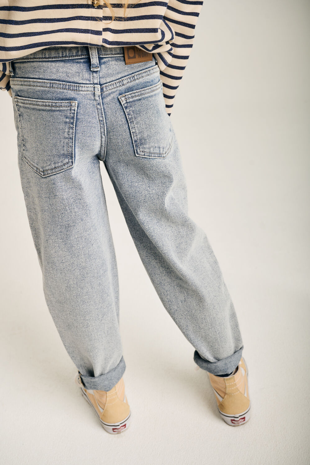 Lichtblauwe TUMBLE 'N DRY Barrel jeans JADA SLOUCHY - large