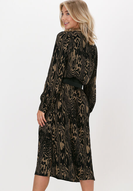 Camel MODSTRÖM Midi jurk MAE PRINT DRESS - large