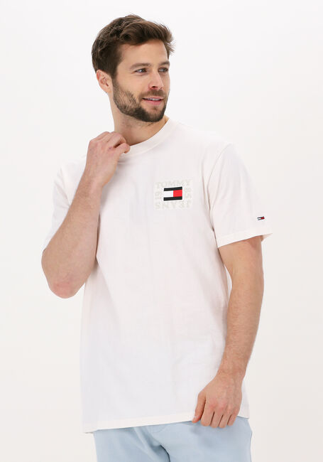 Witte TOMMY JEANS T-shirt TJM TIMELESS BOX TEE - large